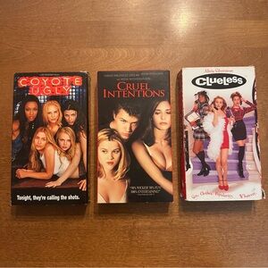 Vintage 90s Y2K VHS Lot Classic Teen Movies